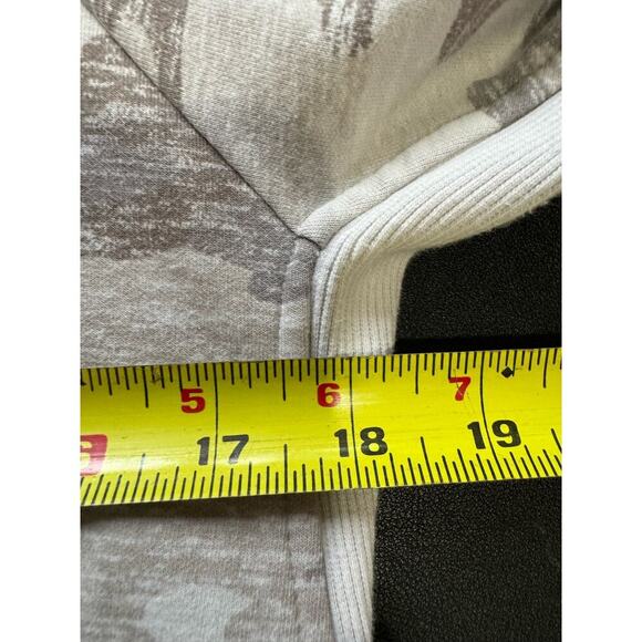 Athleta Triumph Hoodie Sweatshirt Full Zipper Camo Print Gray Size Medium - Picture 9 of 10
